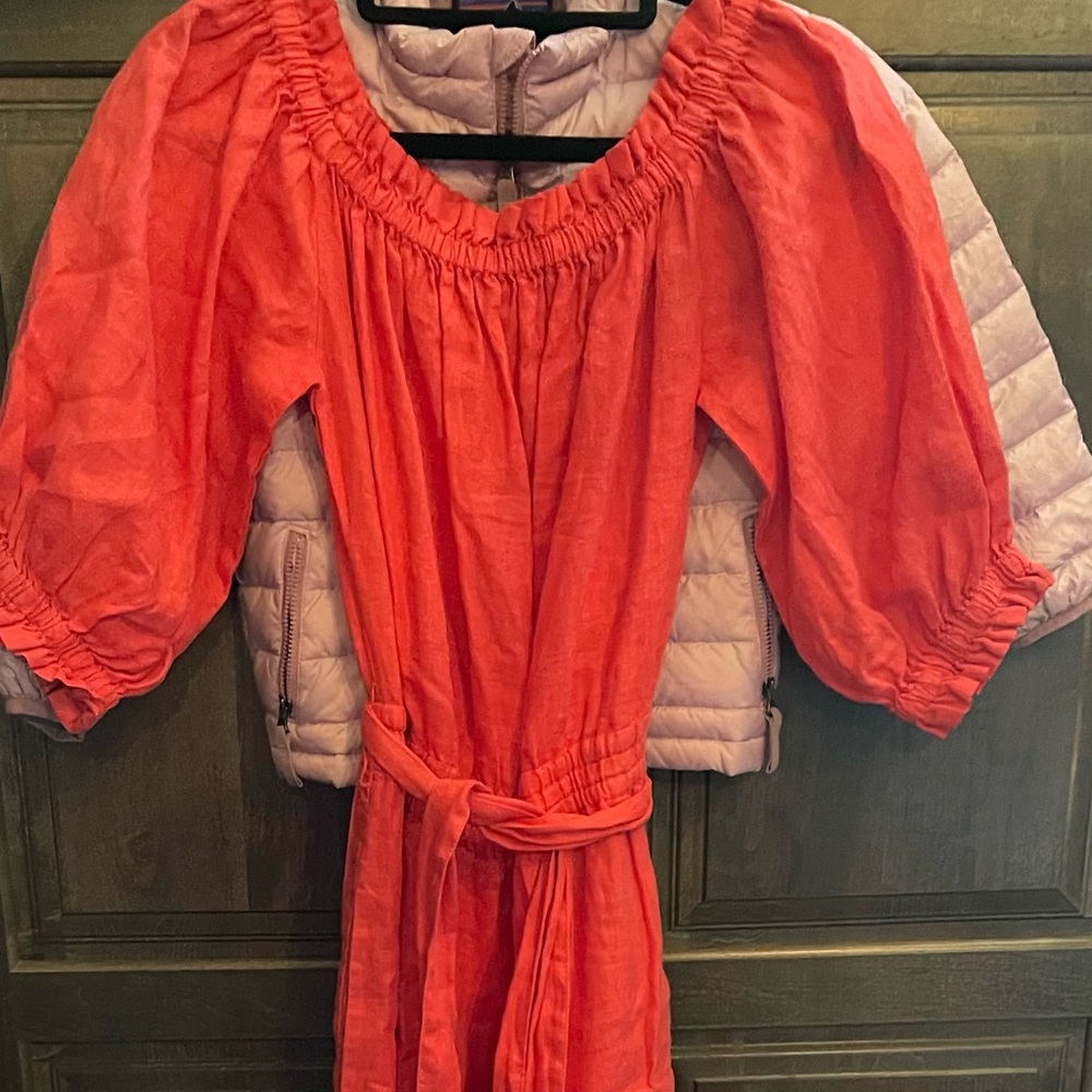 JOIE jumpsuit Size small NWT color: Coral